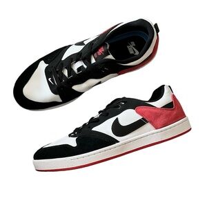 NEW Nike SB Alleyoop Men’s Sneakers size 13 White Red